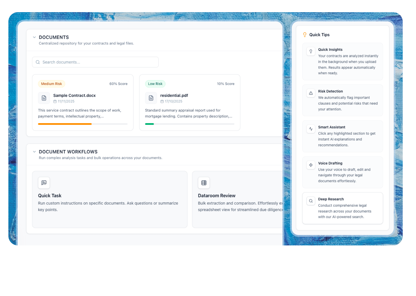 Legal Copilot Dashboard